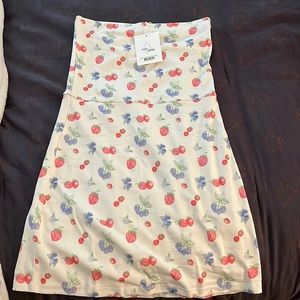 DJERF AVENUE summer berries tube dress